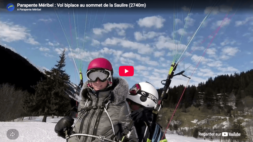 vidéo de parapente à Méribel